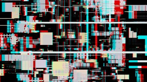 Glitched technology background Stock Illustration