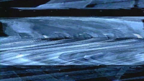 Glitches OLD TV loop, Flickering video signal interference Vidéo 108111432