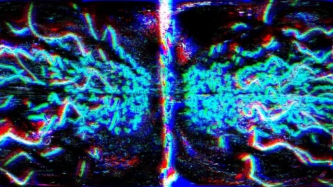 Glitching 3D noise burst animated abstract background Stock Footage 114545762