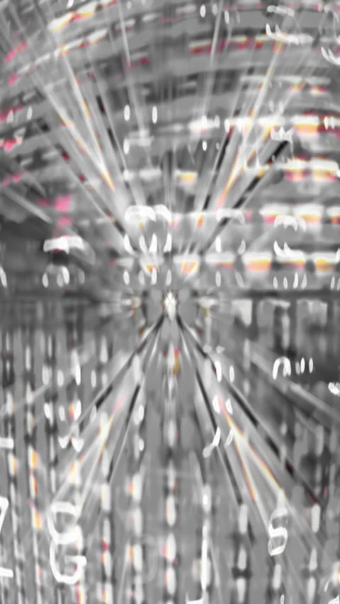 Glitching Data Stream Effect Loop Stock Footage 303452027