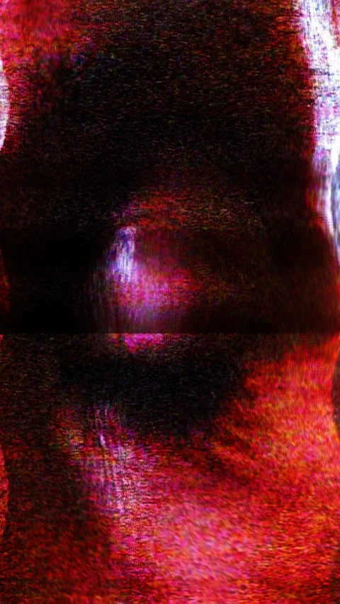 Glitching Eye Surveillance Distortion Loop Stock Footage 304458328