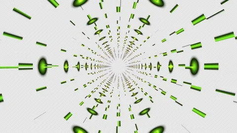 Glitching Geometric Shape System Seamless Loop Stock Footage 341766721