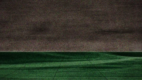 Glitching Landscape 16 Stock Footage 92771115