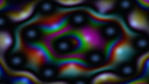 Glitching rainbow interference background for motion design Stock Footage 342372665
