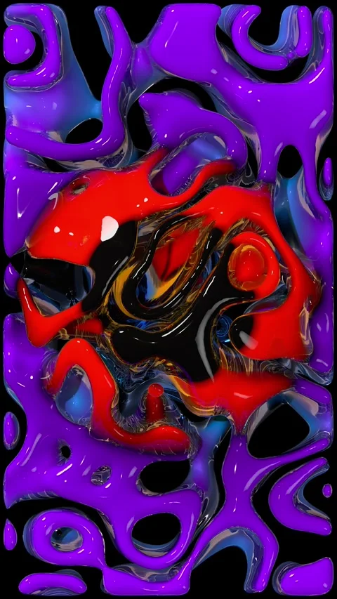 Glitchy Backdrop Vertical Stock Footage 280183465