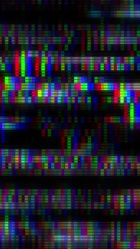 Glitchy Code and Symbol Display 4K Vertical Video Loop Stock Footage 317522941