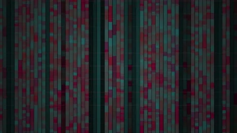 Glitchy digital background with distorted purple and green hues. Stock Footage 335513510