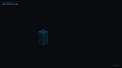 Glitchy Digital Data Noise Interference on Dark Display Stock Footage 347157010