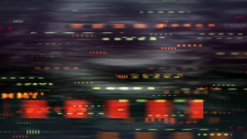 Glitchy Digital Data Stream Abstract Background Stock Footage 336258949
