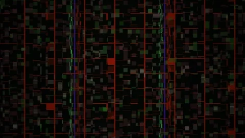 Glitchy digital grid background texture. Stock Footage 334671090