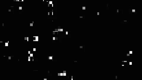 Glitchy digital noise pattern with black horizontal bars during data transm.. Stock Footage 340940854