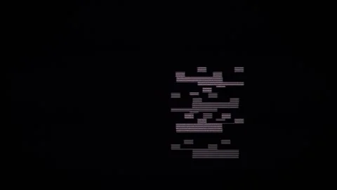 Glitchy digital screen display error. Stock Footage 334186794