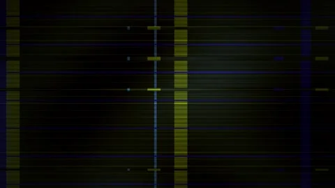 Glitchy digital screen with green lines. Stock Footage 335513634