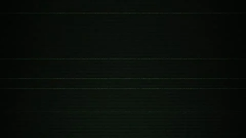 Glitchy digital screen with green lines on black background. Stock Footage 335513701