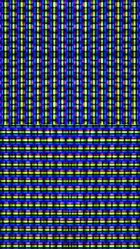 Glitchy Digital Screen Pixel Pattern Close-Up Stock Footage 283305139