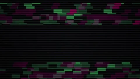 Glitchy digital screen with pixelated noise. Stock Footage 335353920