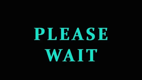 Glitchy digital text Please Wait animations in various color schemes and ba.. Stock Footage 343415571
