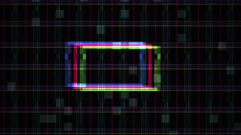 Glitchy grid background with rectangles. Stock Footage 333925343
