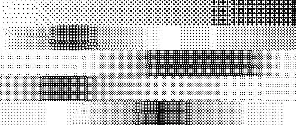Glitchy pixelated striped background. Bitmap noise stripe texture. Halftone Stock Illustration