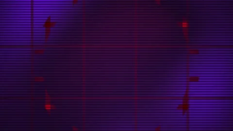Glitchy purple digital screen display. Stock Footage 340016383