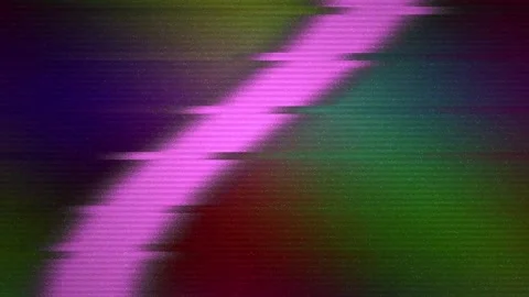 Glitchy purple screen distortion effect. Video stock 334690055