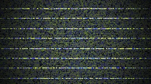 Glitchy screen with colorful horizontal lines. Stock Footage 334186817