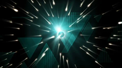 Glitchy Space Logo - AE Version 5 Stock After Effects