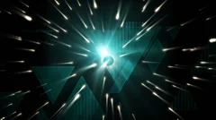 Glitchy Space Logo - AE Version 5 Stock After Effects