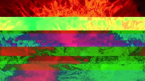 A glitchy splash screen of spreading fire blast energy. Stock Footage 239216481