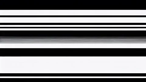 A glitchy, static-filled image with a black and white striped pattern Stock Footage 257768272