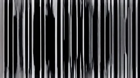 A glitchy, static-filled image with a black and white color scheme Stock Footage 258269104