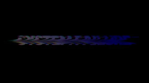Glitchy system failure text animation with distorted digital noise with breaks Stock Footage 345568169