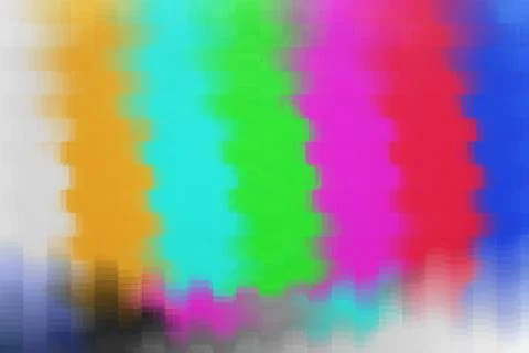 Glitchy Test Display Digital Backdrop Texture Stock Illustration