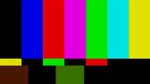 Glitchy Test Pattern 01 Vídeos de archivo 129502454