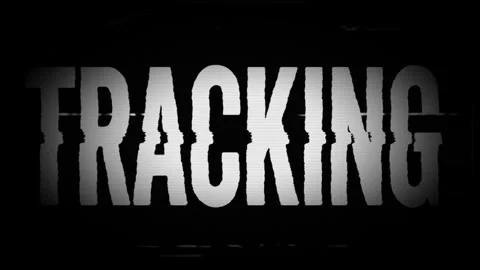 Glitchy VHS Tracking Text with Analog Distortion and Static Effect Stock Footage 340900119