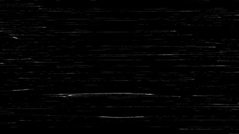Glitchy white horizontal lines on a black background, abstract animation Stock Footage 299939539