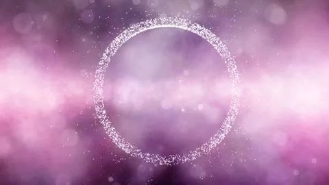 Glitter 3d ring copy space bokeh holidays background Stock-Footage 324608992