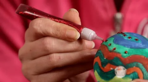 Glitter and ball Stock Footage 21129743