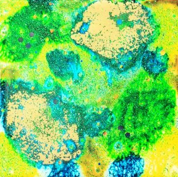 Glitter and Inks Abstract Stock Illustration