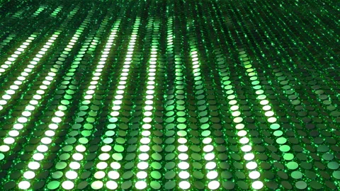 Glitter Back perspect line Green2 4k Stock Footage 103240613