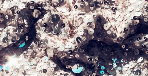 Glitter background. Fabric texture with spangles. Background sequin. Glitter  Stock Photos