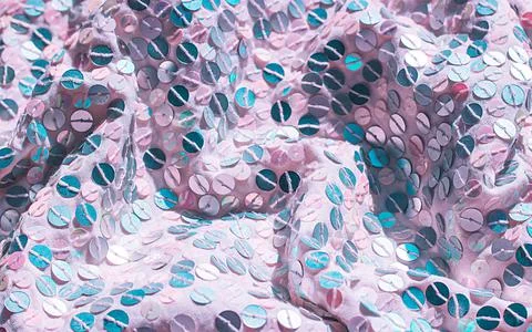 Glitter background. Fabric texture with spangles. Background sequin. Glitter  Stock Photos