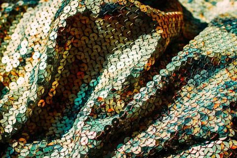 Glitter background. Fabric texture with spangles. Background sequin. Glitter  Stock Photos