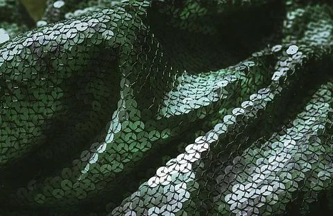 Glitter background. Fabric texture with spangles. Background sequin. Glitter  Stock Photos