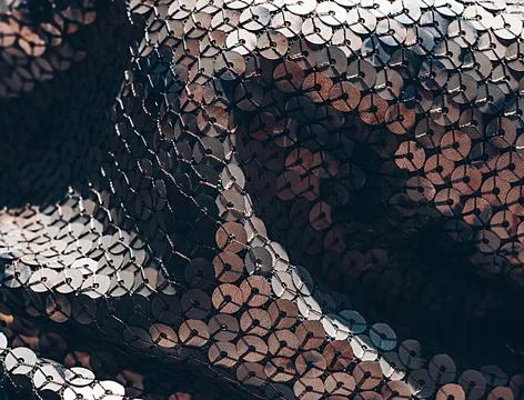 Glitter background. Fabric texture with spangles. Background sequin. Glitter  Stock Photos