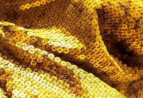 Glitter background. Fabric texture with spangles. Background sequin. Glitter  Stock Photos