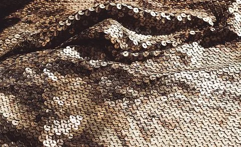 Glitter background. Fabric texture with spangles. Background sequin. Glitter  Stock Photos