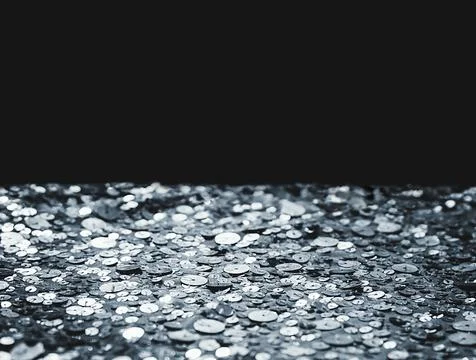 Glitter background. Fabric texture with spangles. Background sequin. Glitter  Stock Photos