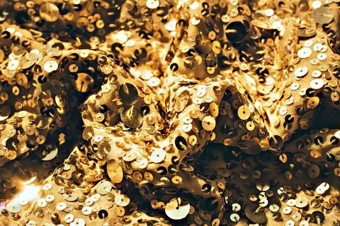 Glitter background. Fabric texture with spangles. Background sequin. Glitter  Stock Photos