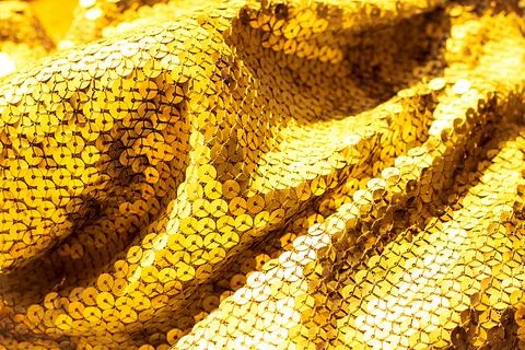 Glitter background. Fabric texture with spangles. Background sequin. Glitter  Stock Photos